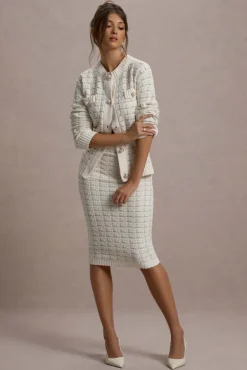 Annabeth | Cream Boucle Cardigan