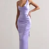 Belonging | Lilac Ruched Cowl Maxi Dress