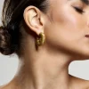 Blaine | Gold Chunky Hoop Earrings