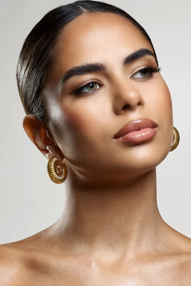 Blaine | Gold Chunky Hoop Earrings