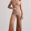 Connection | Gold Metallic Ombre Trousers