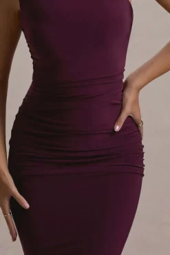 Dalarie | Port One-Shoulder Gathered Maxi Dress