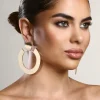 Danica | Gold Abstract Hoop Earrings