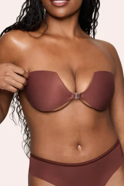Demi Sticky Bra | Boomba Cocoa Demi Sticky Bra