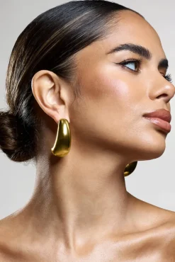 Levitate | Gold Chunky Dangle Earrings