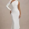 Orsa | White One-Shoulder Asymmetric Maxi Dress