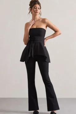 Purpose | Black Flared-Leg Trousers