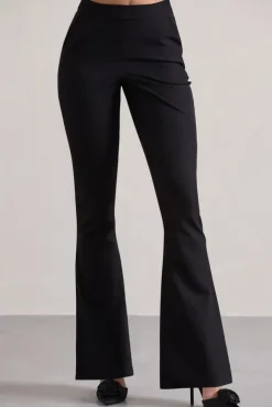 Purpose | Black Flared-Leg Trousers