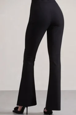 Purpose | Black Flared-Leg Trousers