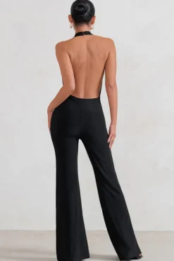 Rhyla | Black Cowl Neck Jumpsuit