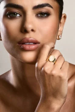 Roxi | Gold Pendant Wrap Ring