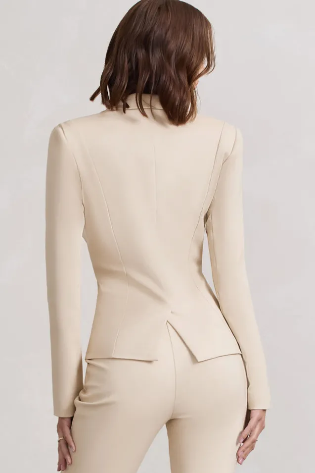 Runway Ready | Stone Laced Corset Tailored Blazer