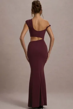 Thaliana | Port Cut-Out Open-Back Maxi Dress