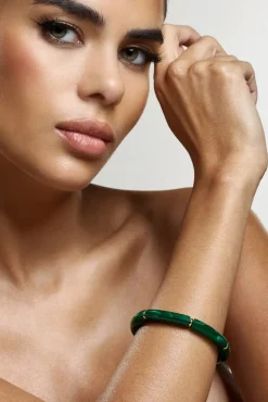 Zana | Green Resin Bracelet