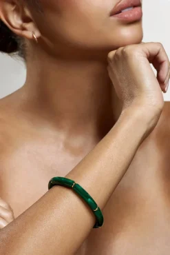 Zana | Green Resin Bracelet