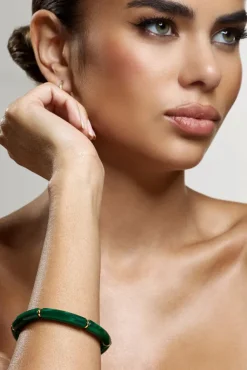 Zana | Green Resin Bracelet